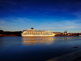 The World residential yacht